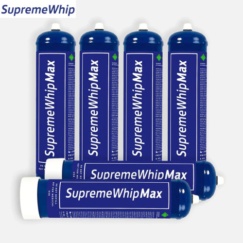 SUPREME WHIP MAXX 580G CREAM CHARGER CANISTERS 6CT/BOX (FOOD PURPOSE ONLY) 